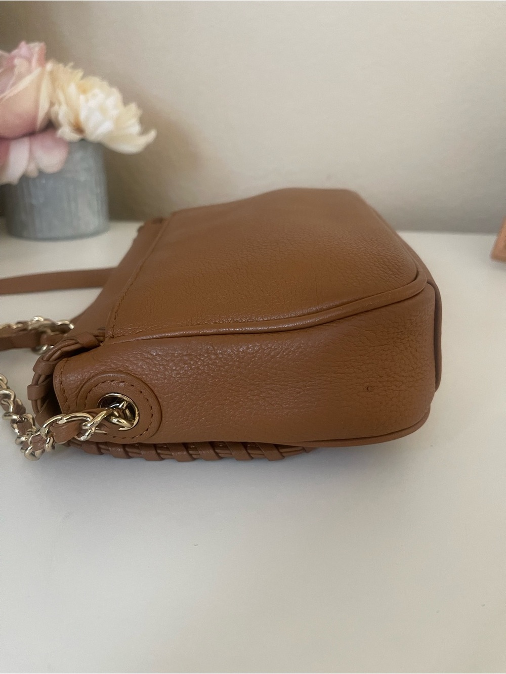 Tory Burch Saddle Brown Leather  Crossbody - Picture 6 of 16